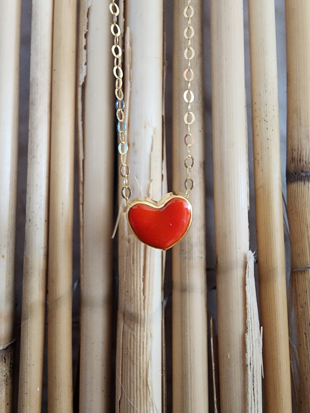 Set de 2 Gargantillas Corazón en Oro de 18 Quilates
