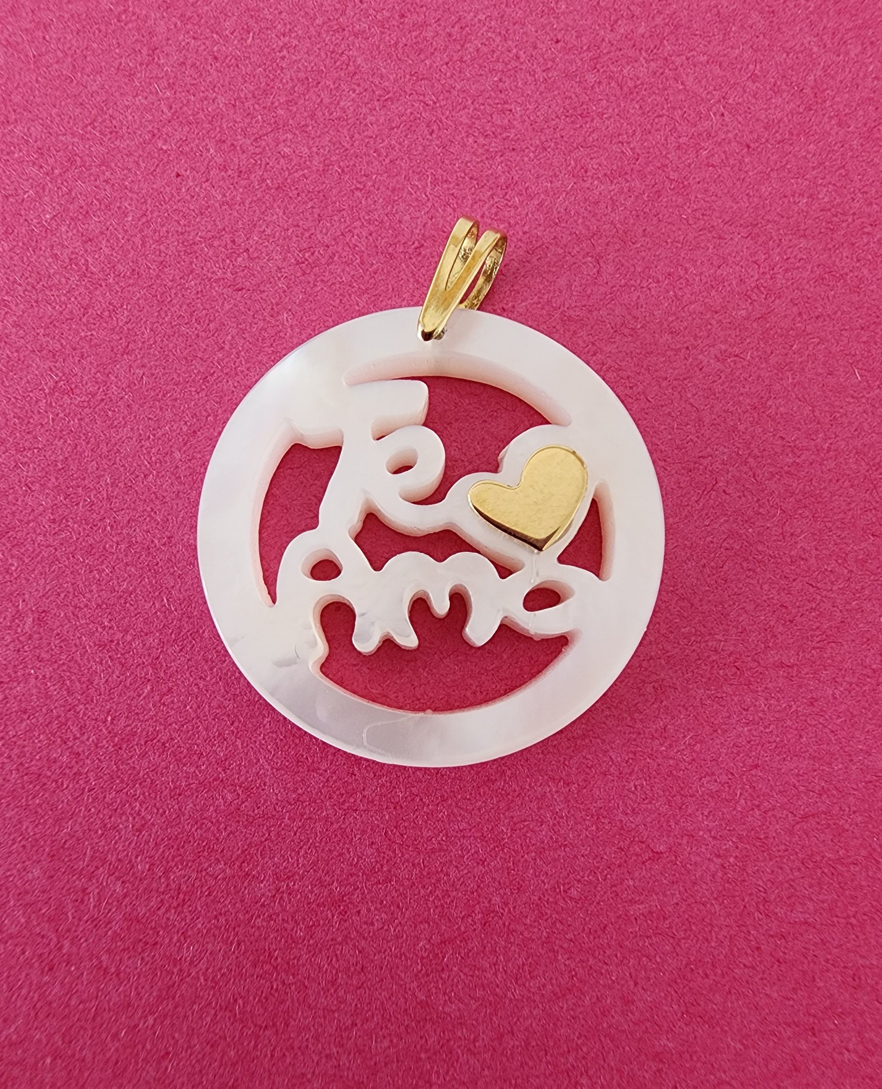 Colgante de Oro 18k y Nácar
