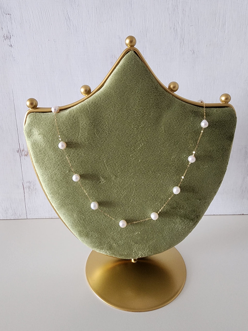Collar de oro 18K con perlas cultivadas